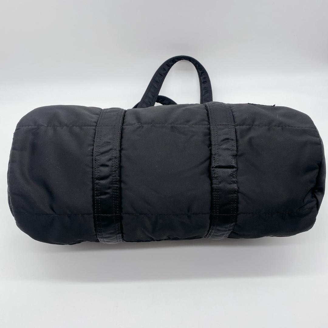 極美品 ポーター タンカー ミニボストン ドラム ロゴ綺麗