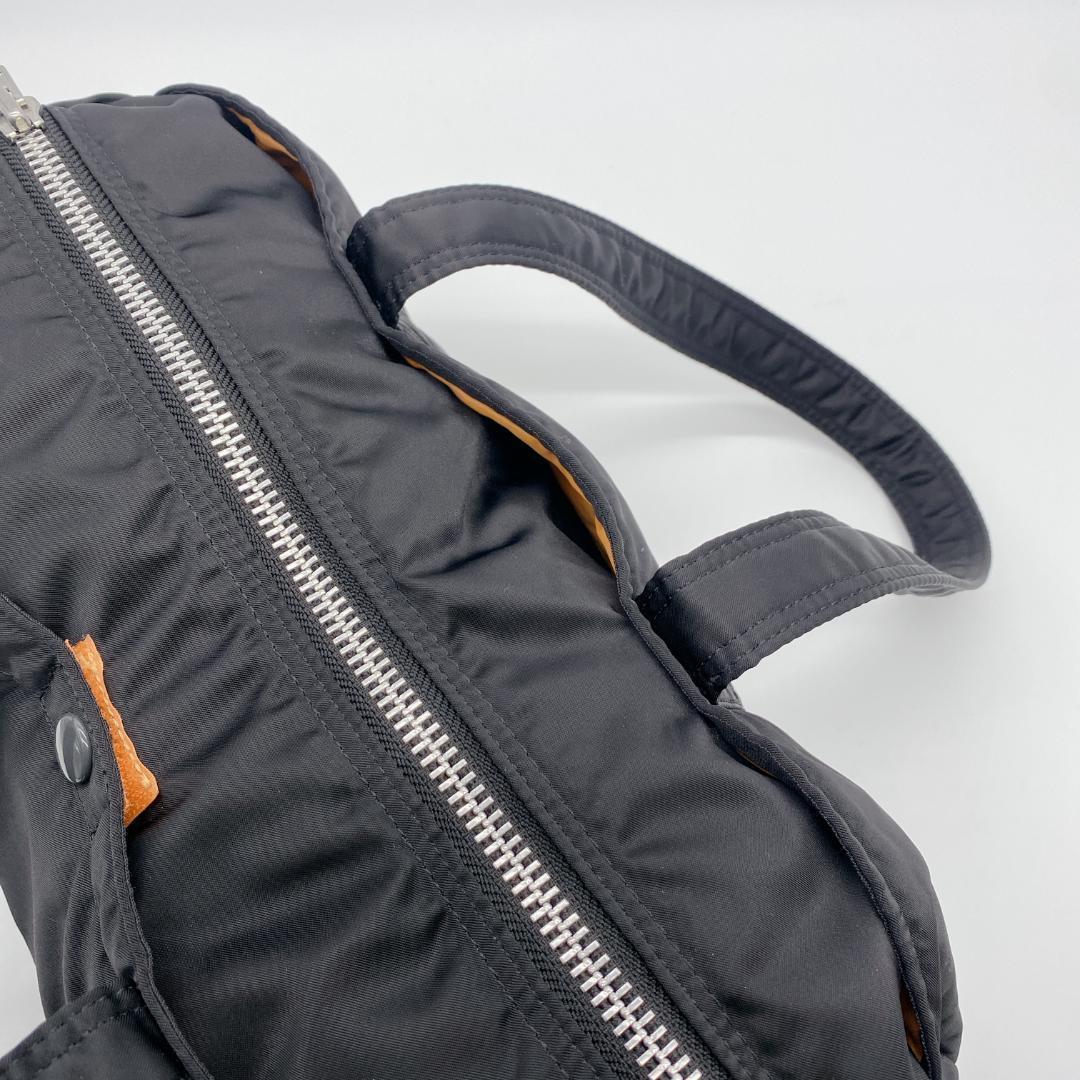 極美品 ポーター タンカー ミニボストン ドラム ロゴ綺麗