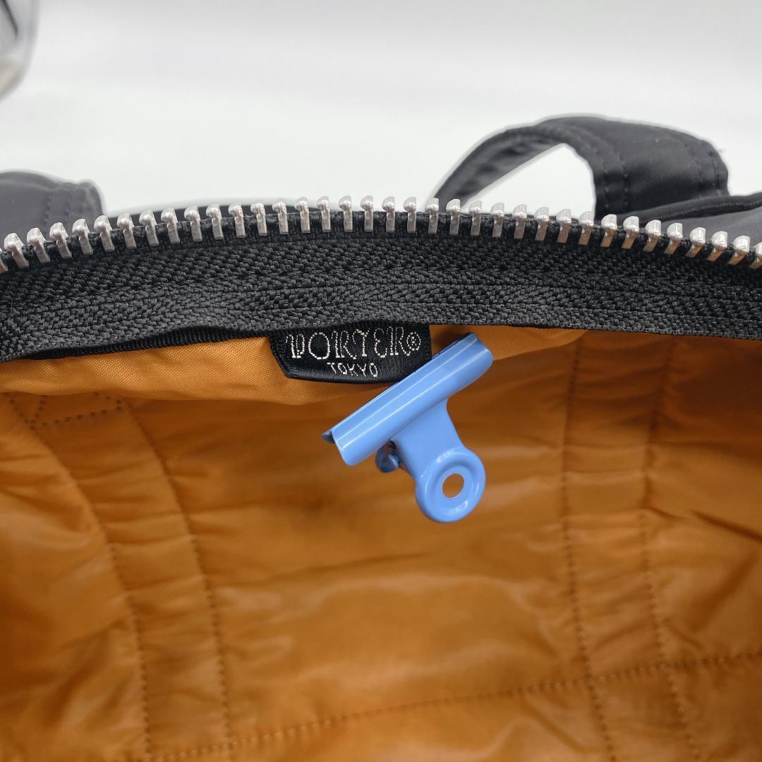 極美品 ポーター タンカー ミニボストン ドラム ロゴ綺麗