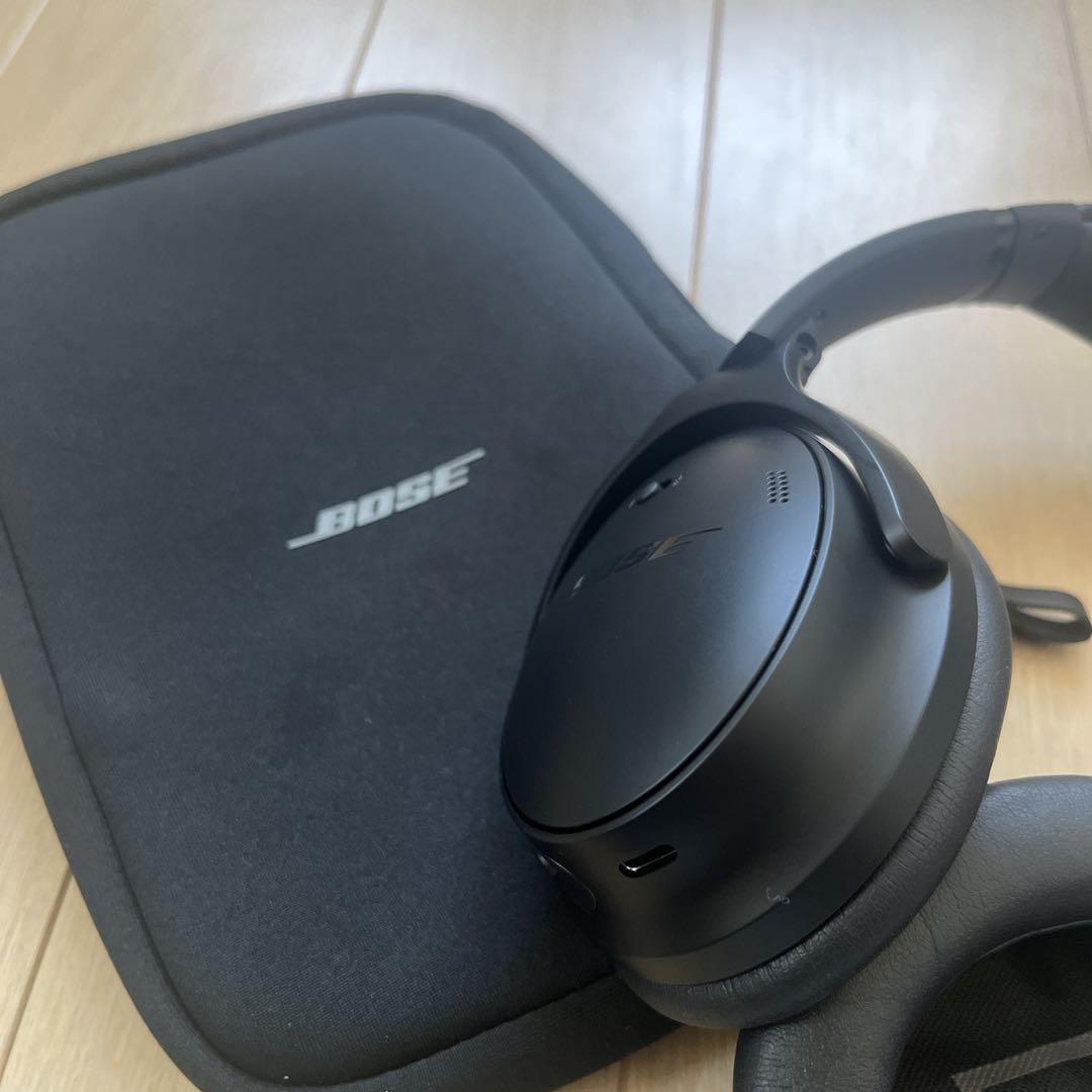 Bose ワイヤレスヘッドホン ブラック 収納ケース付き