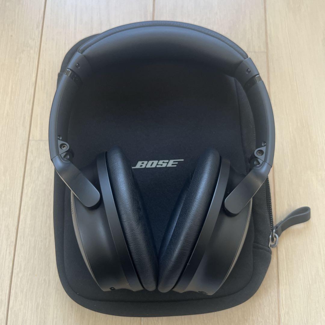 Bose ワイヤレスヘッドホン ブラック 収納ケース付き