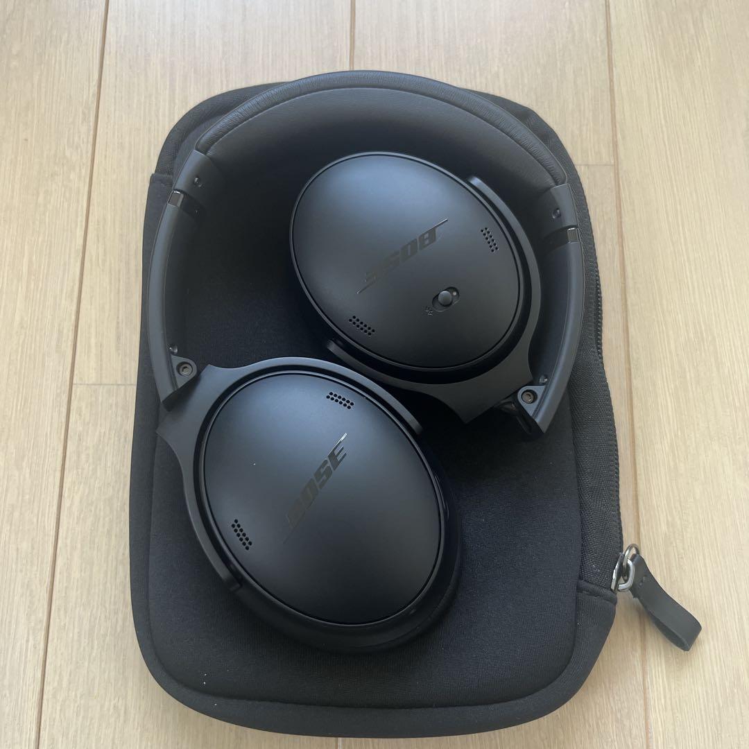 Bose ワイヤレスヘッドホン ブラック 収納ケース付き