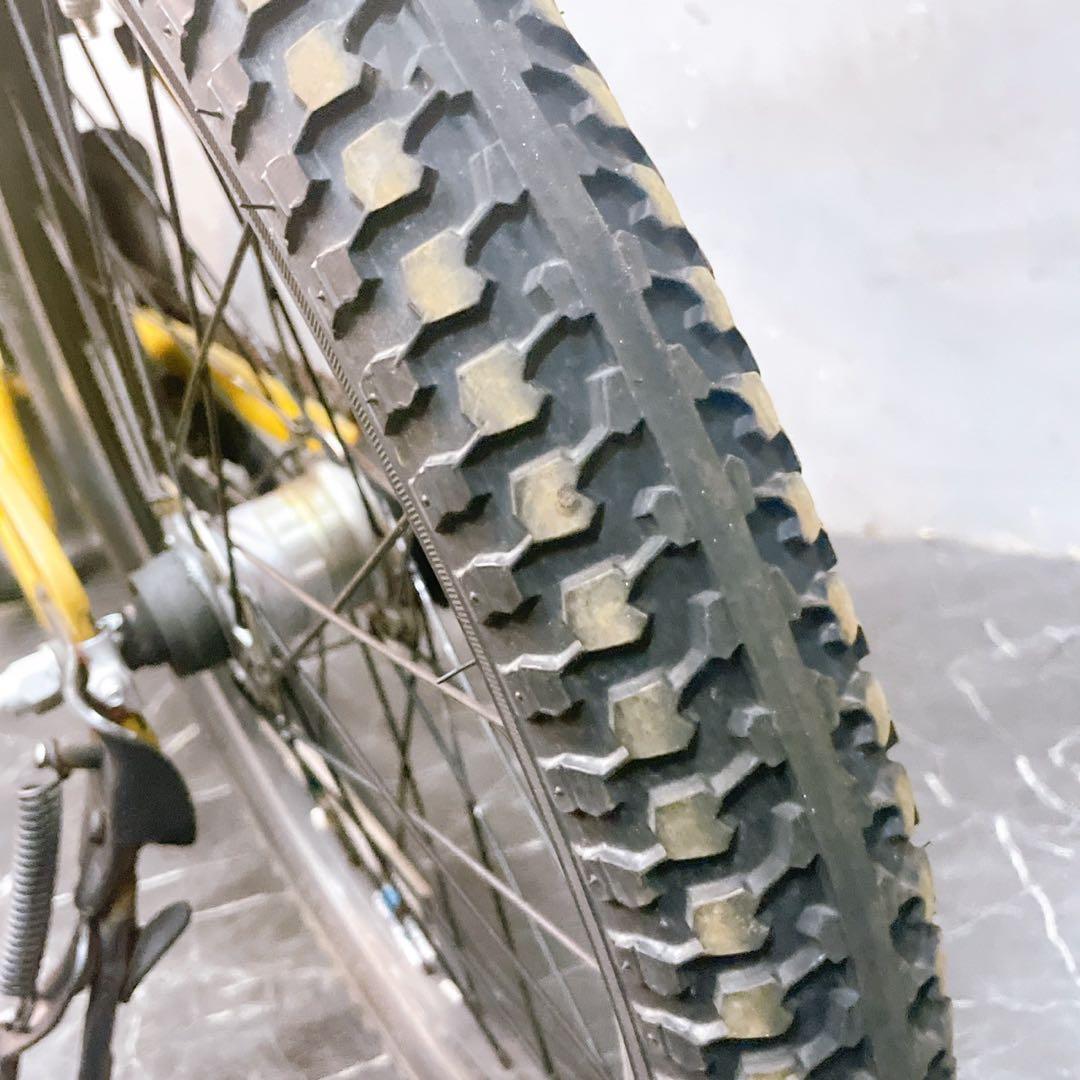 【786】電動自転車 ミニベロ パナソニック INTER3 イエロー系