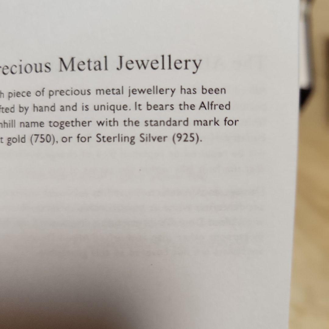 ALFREDDUNHILL..シルバー925.ラピスラズリカフスリンク。