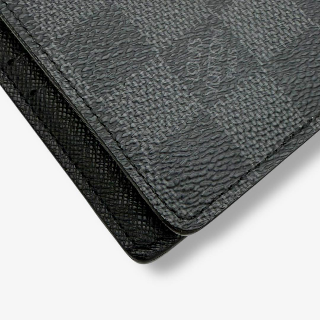 【美品】ルイヴィトン 二つ折り財布　ダミエグラフィット ポルトフォイユ　マルコ