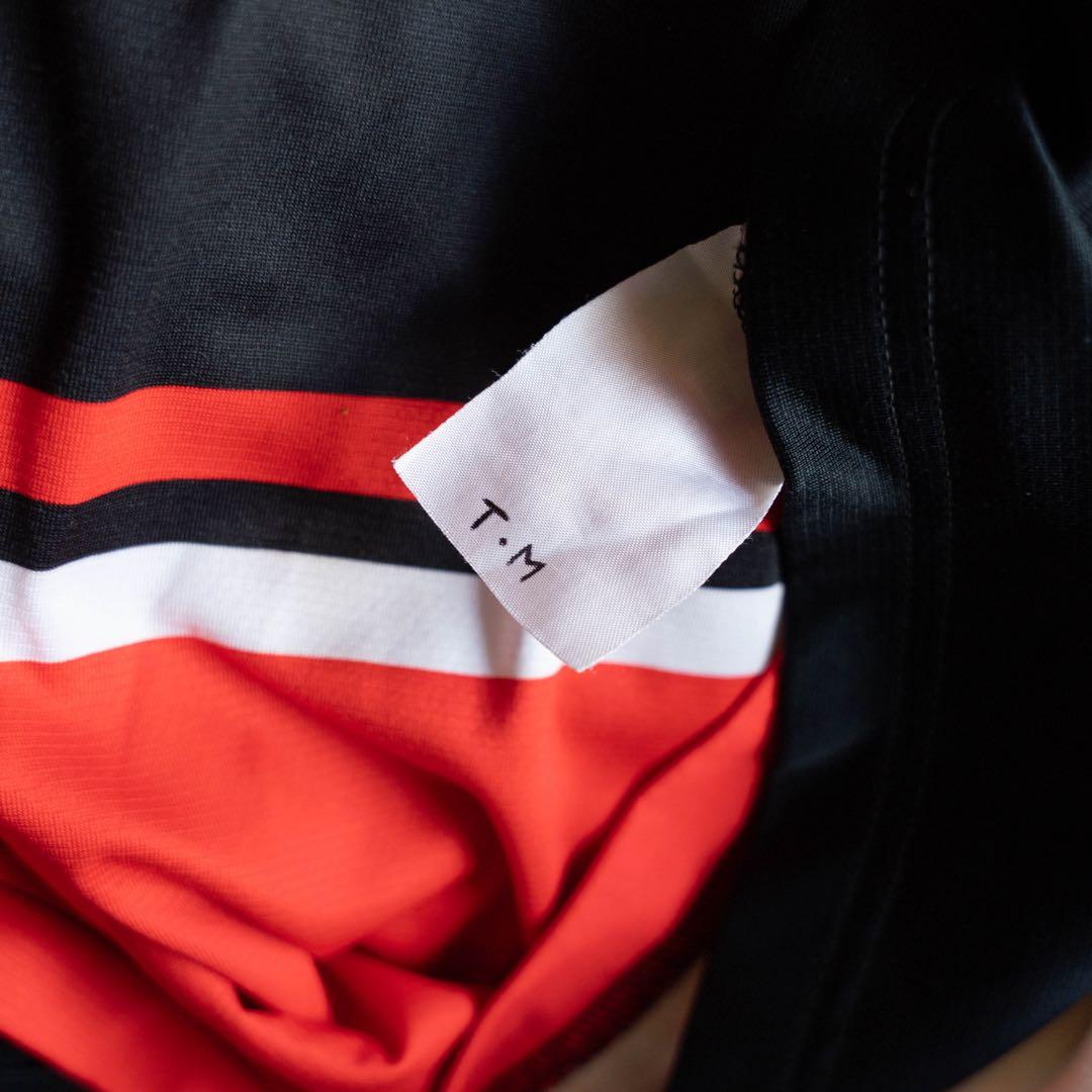 弘*史様 YONEX ゲームシャツ 柳井商工 背面 ユニ Lサイズ レッド(8）