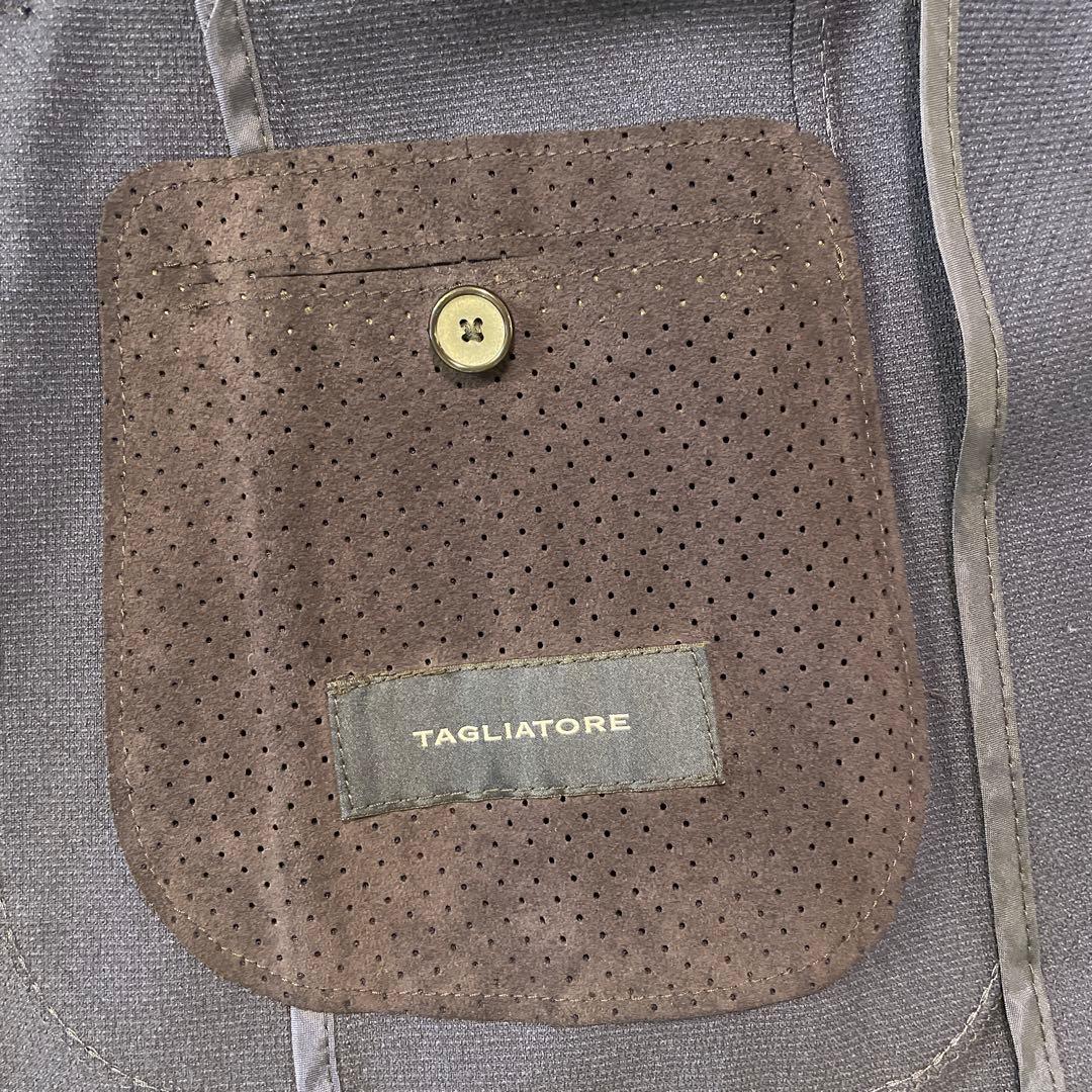 TAGLIATORE ダカール22k ネイビージャケット　48