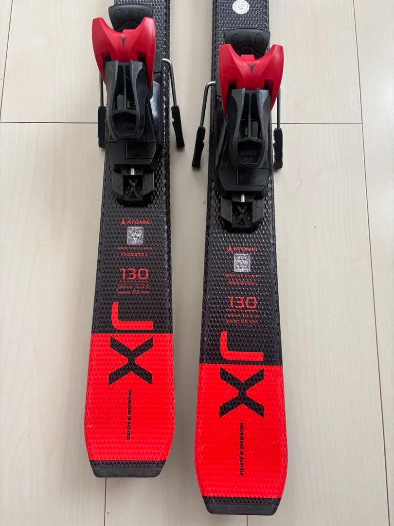 Atomic REDSスキー板 130cm ストック付き