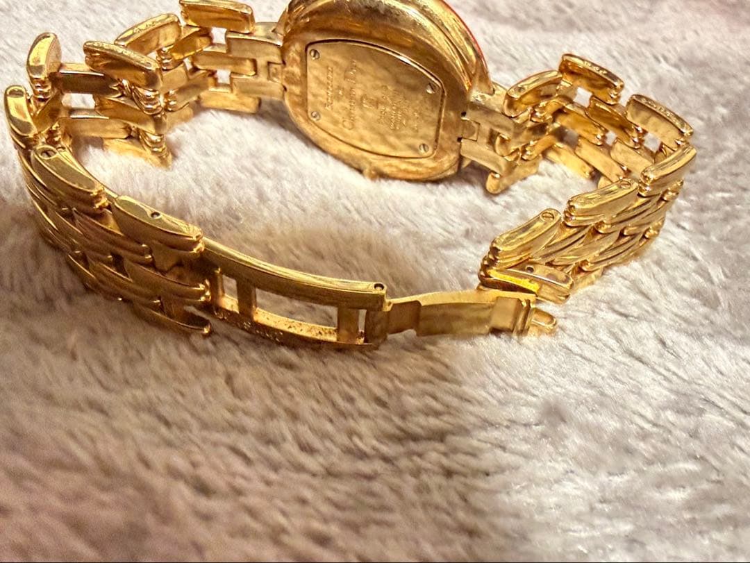 Christian Dior ゴールド アナログ腕時計