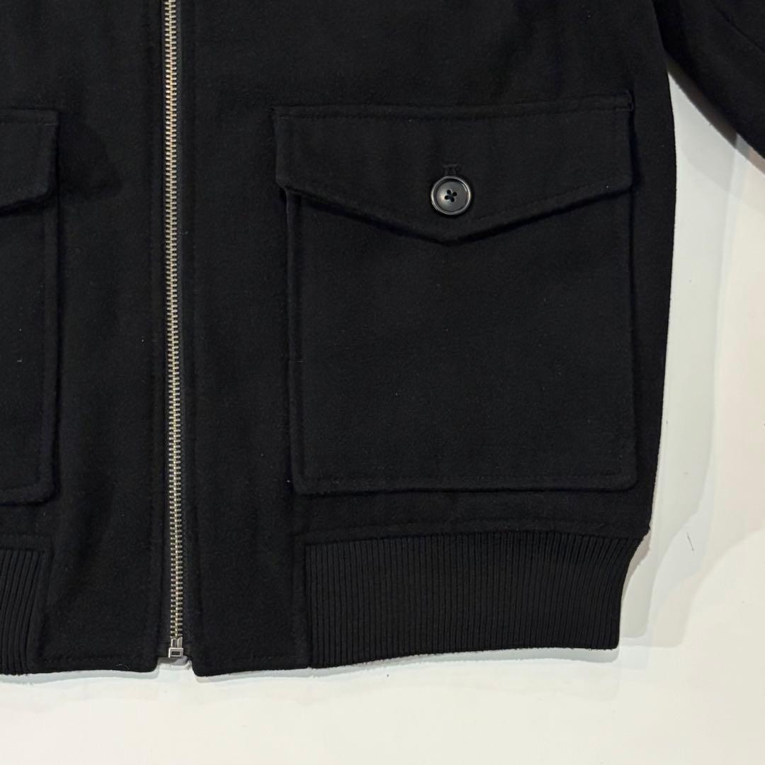 くりまん  00s OLD NAVY A-2型 ウールジャケット 黒 S