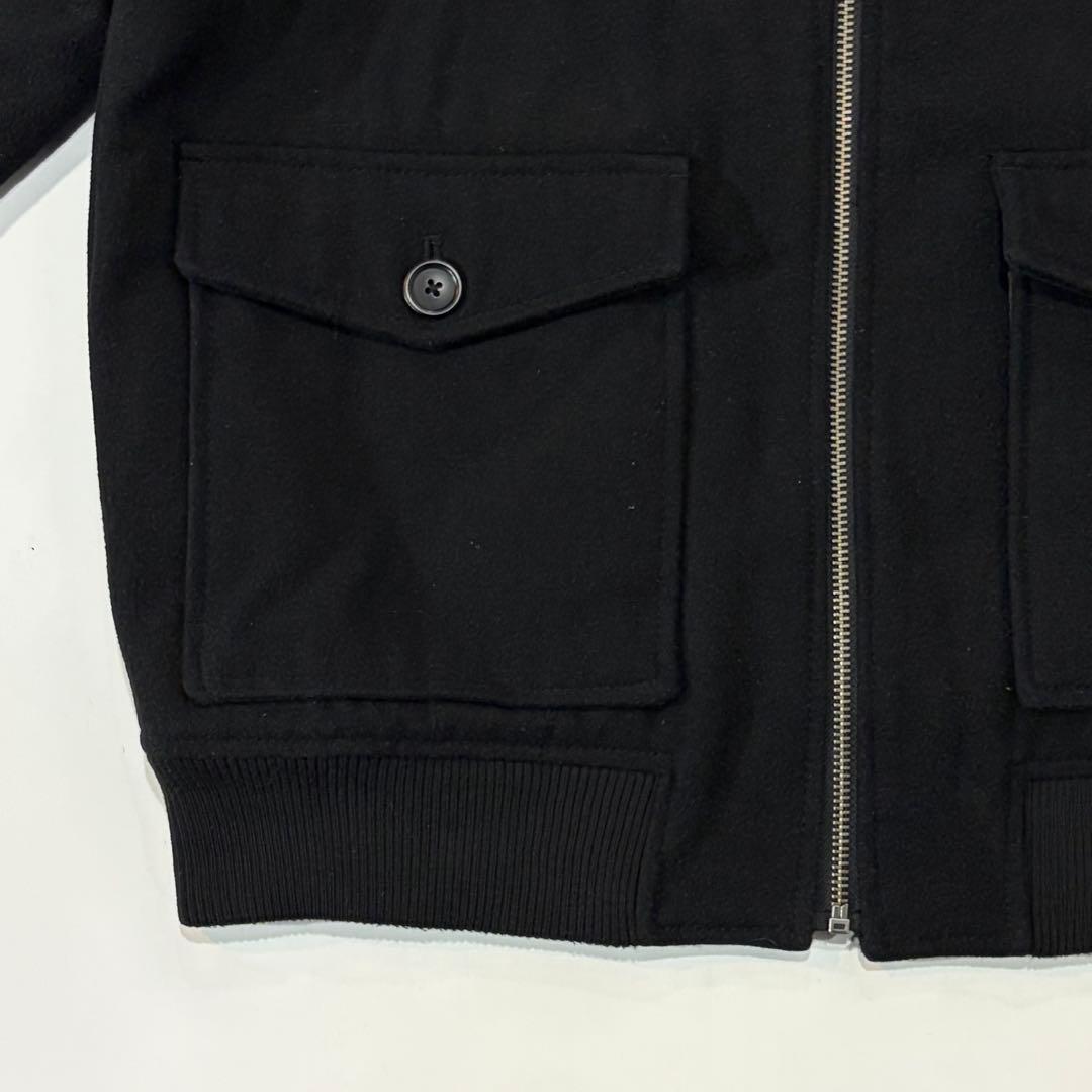 くりまん  00s OLD NAVY A-2型 ウールジャケット 黒 S