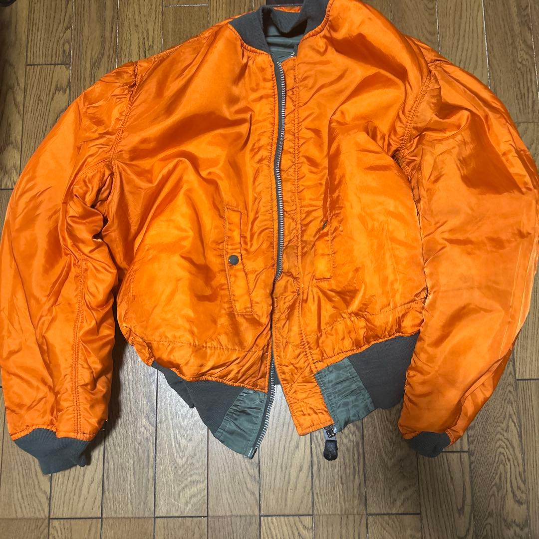 90年代 カーキ MA-1 フライトジャケット