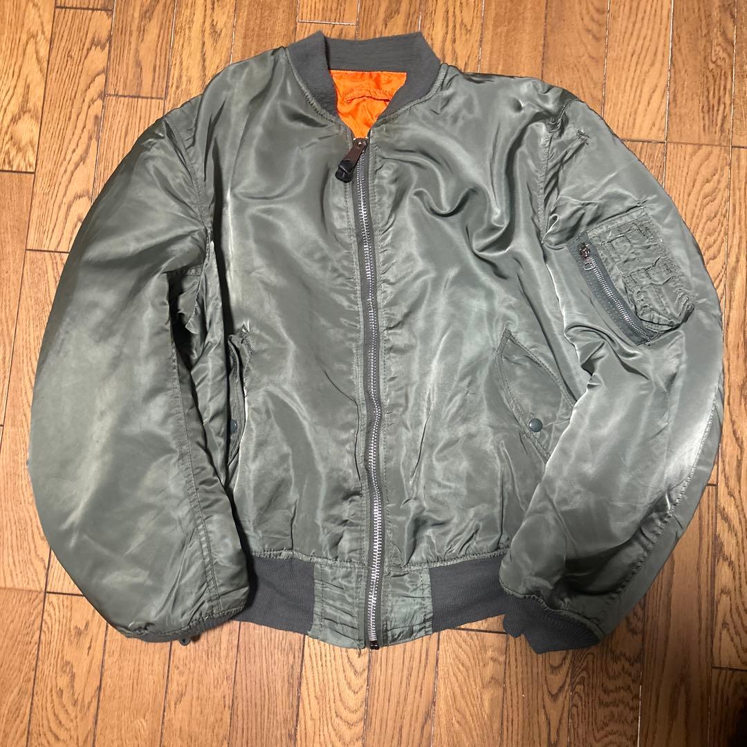 90年代 カーキ MA-1 フライトジャケット