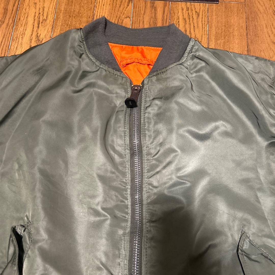 90年代 カーキ MA-1 フライトジャケット