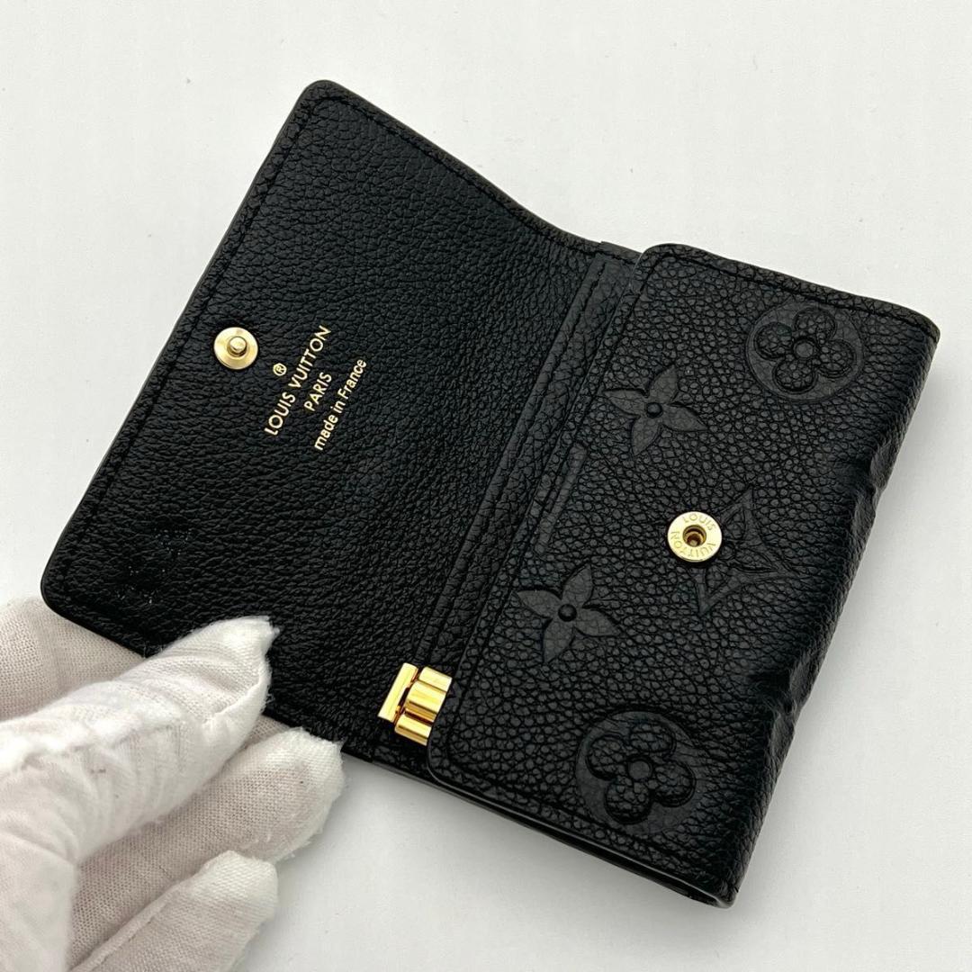 【最高級美品】ヴィトン アンプラント ミュルティクレ 6連キーケース ノワール