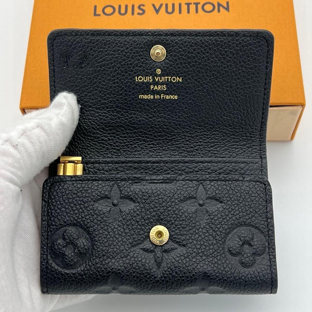 【最高級美品】ヴィトン アンプラント ミュルティクレ 6連キーケース ノワール