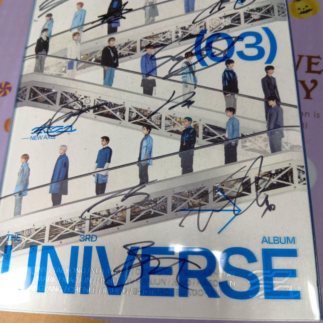 NCT127　プロモアルバム　非売品　サイン入り　UNIVERSE