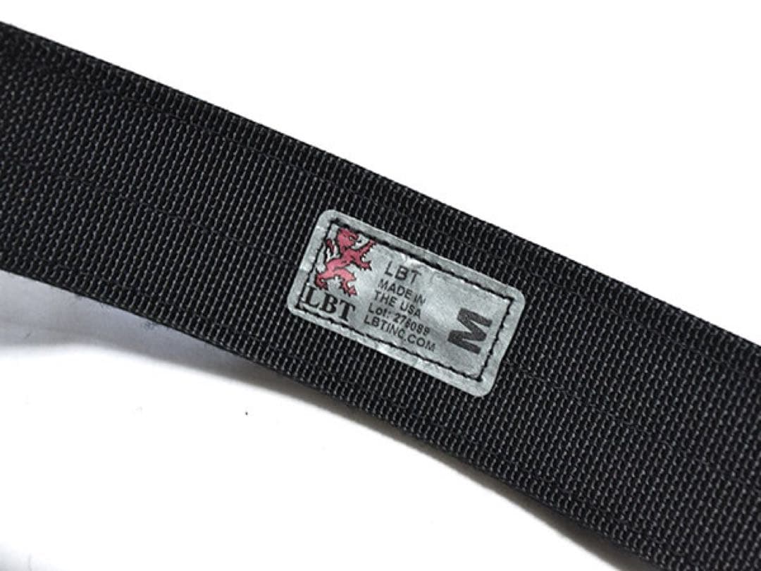 実物 LBT-0612GB ガンベルト MOLLE コブラバックル ブラック M