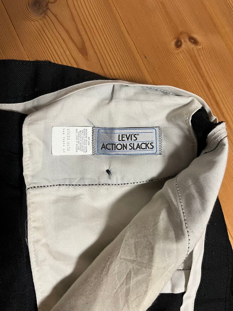 LEVI'S アクションスラックス ブラック