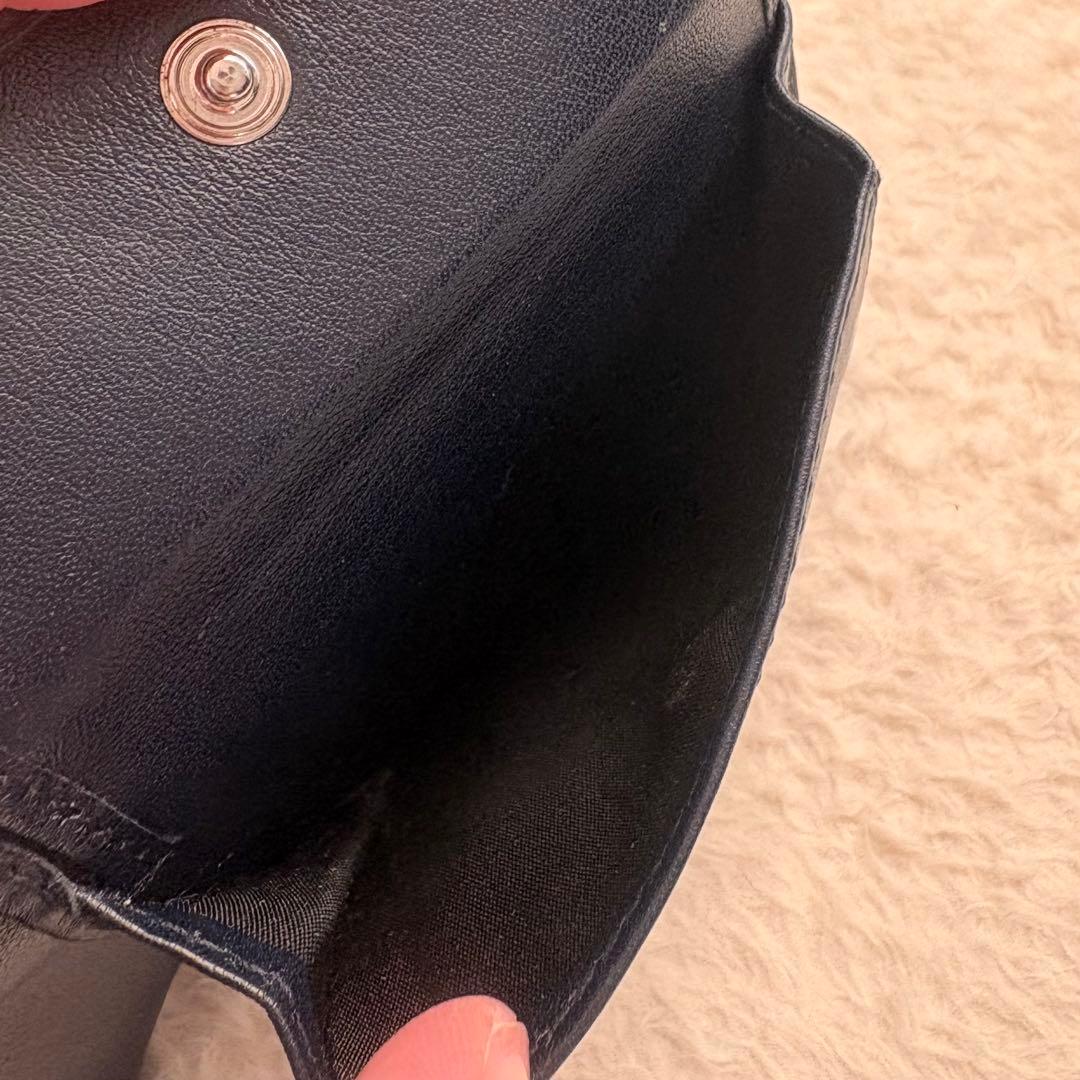 Gucci GGパターン 二つ折り財布 黒