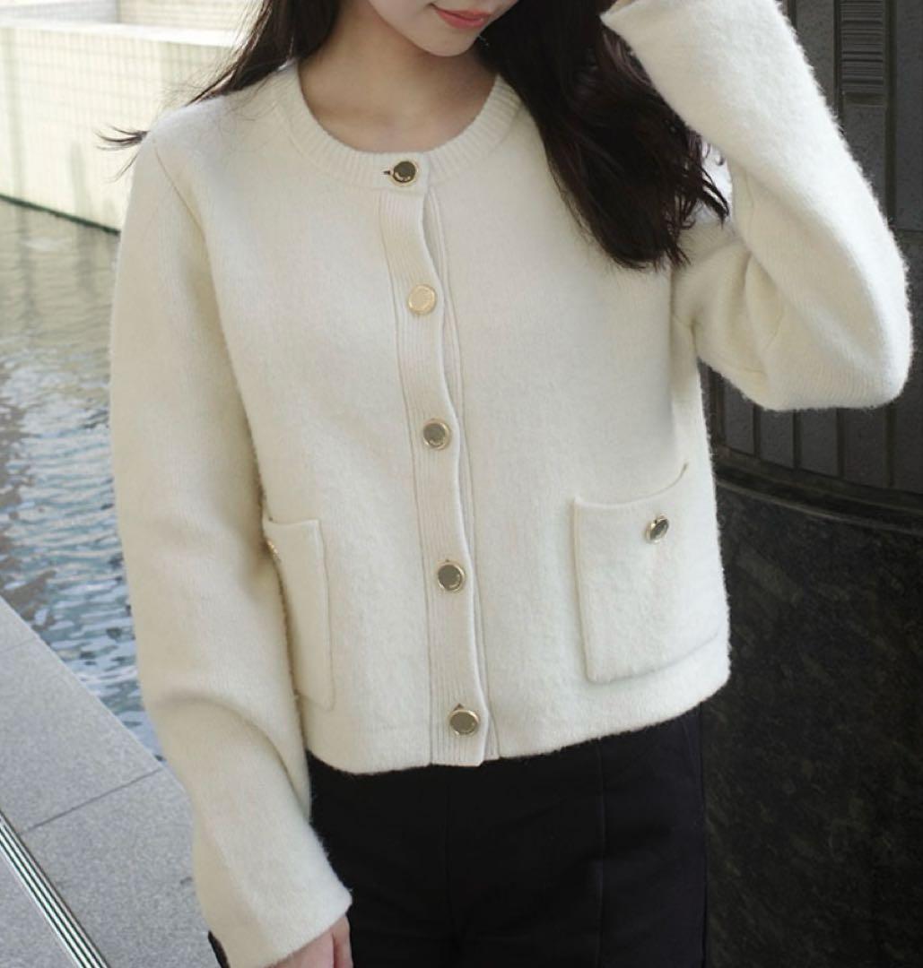 FRAY I.D（フレイ アイディー） フォックスウールニットジャケット