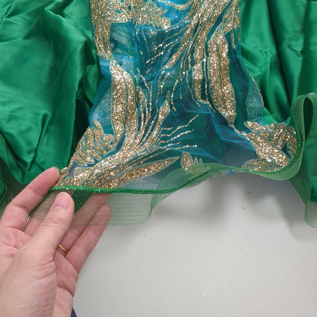 ベリーダンス セットアップ 緑