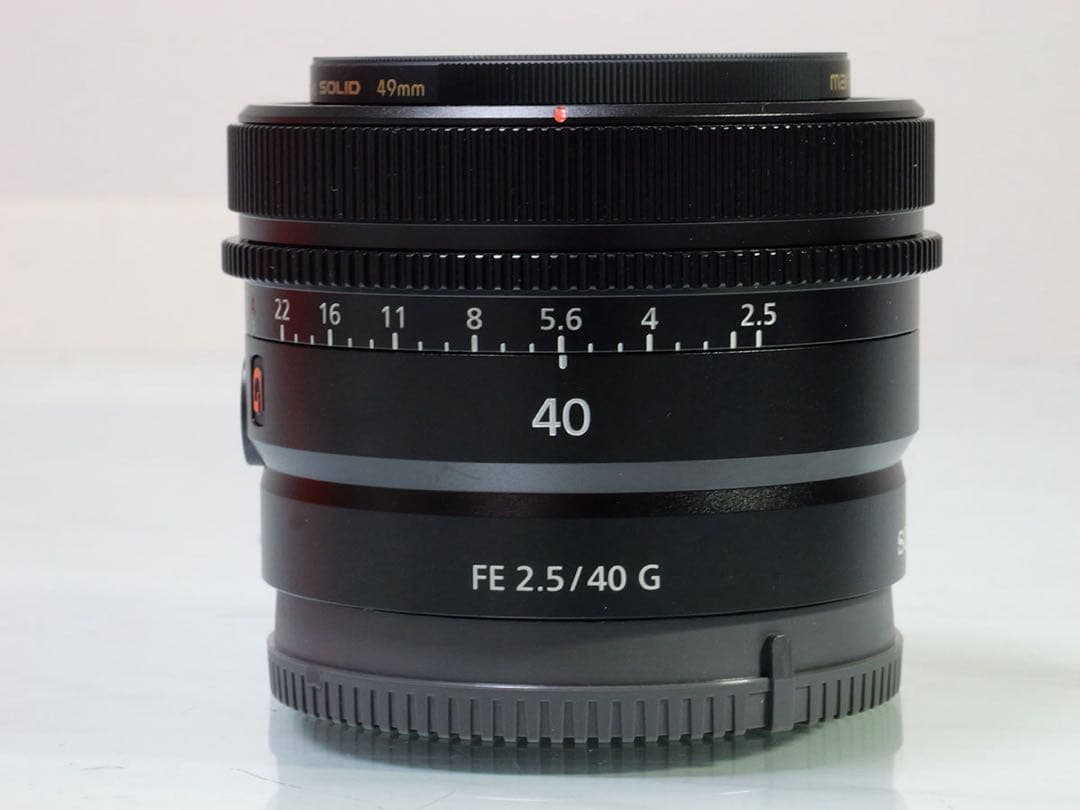 【美品】SONY FE 40mm F2.5 G SEL40F25G