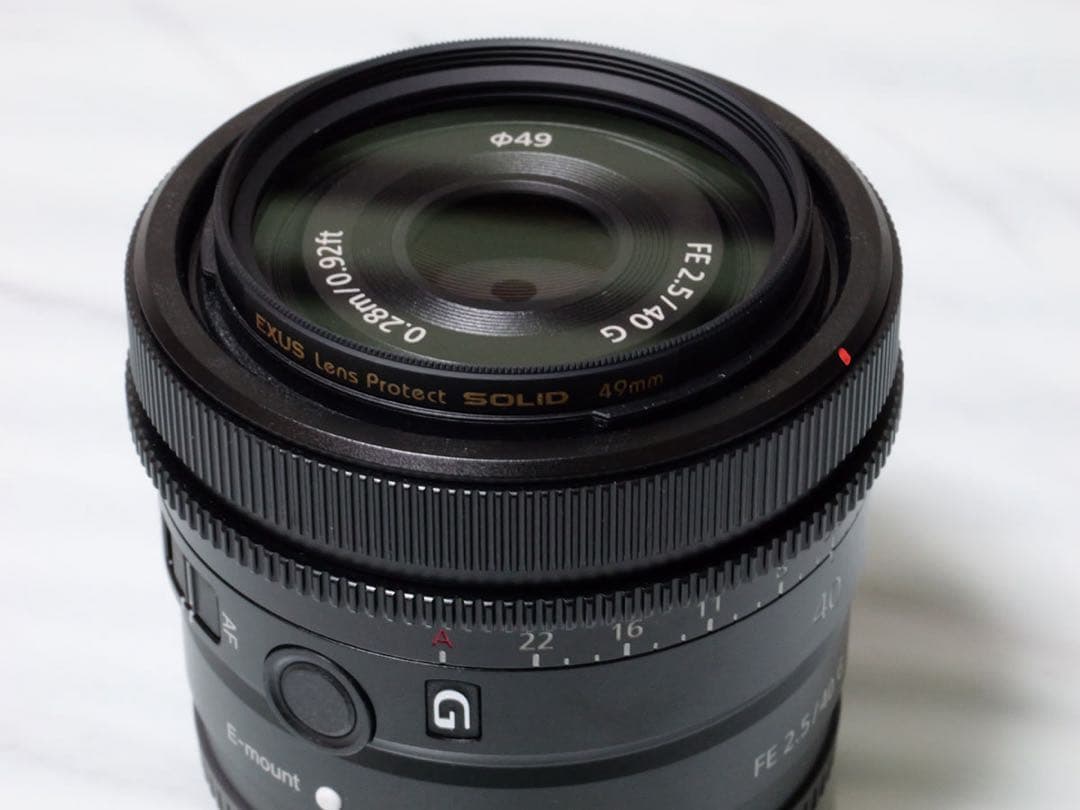 【美品】SONY FE 40mm F2.5 G SEL40F25G