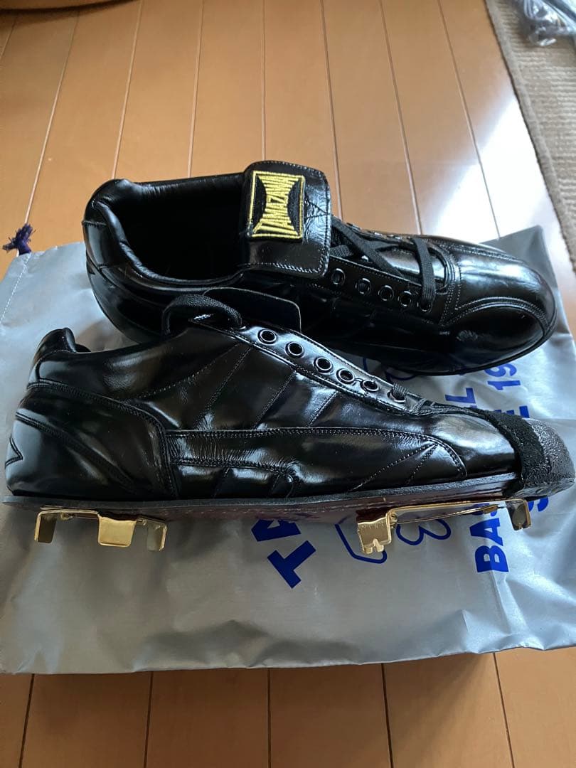 タマザワ 玉澤 野球スパイク 革底金具式 最高級野手用 26.5cm