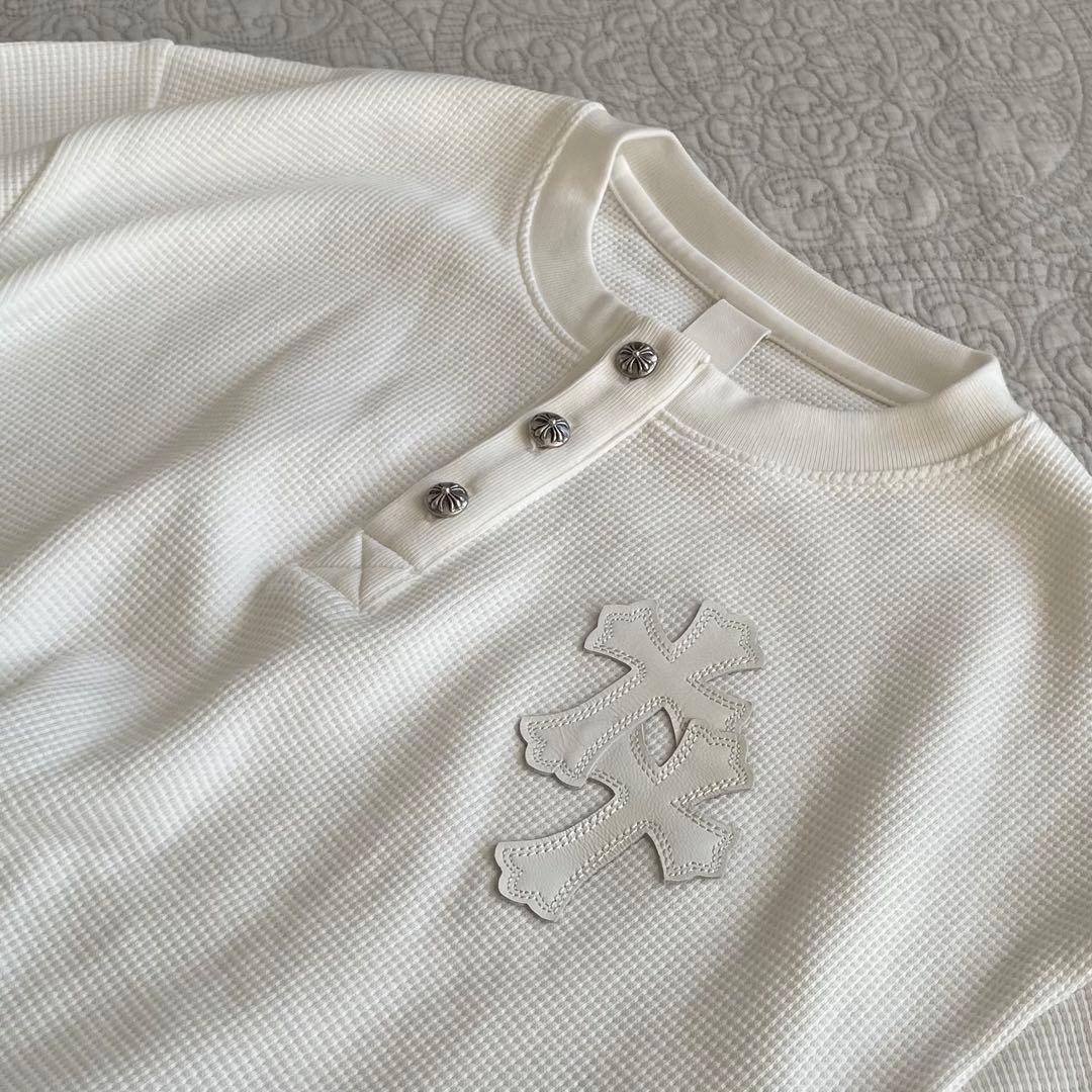 クロムハーツ サーマル ロングTシャツ ヘンリーネック