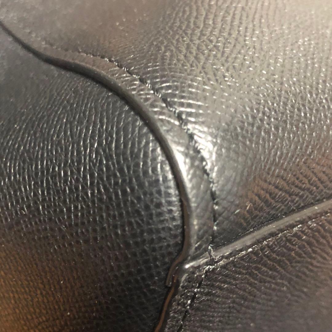 るるちゃ COACH コーチ トートバッグ レザー シボ革 ブラック 黒