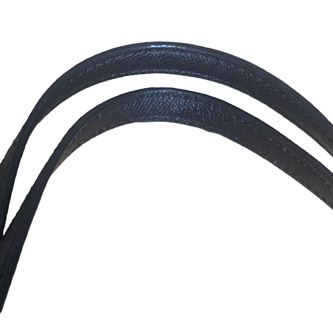 るるちゃ COACH コーチ トートバッグ レザー シボ革 ブラック 黒