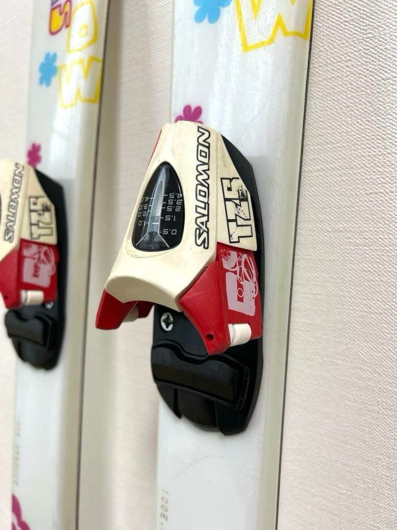 ❁⃘女の子❁⃘スキー板　ブーツ3点セット　100cm SWALLOW Salomon