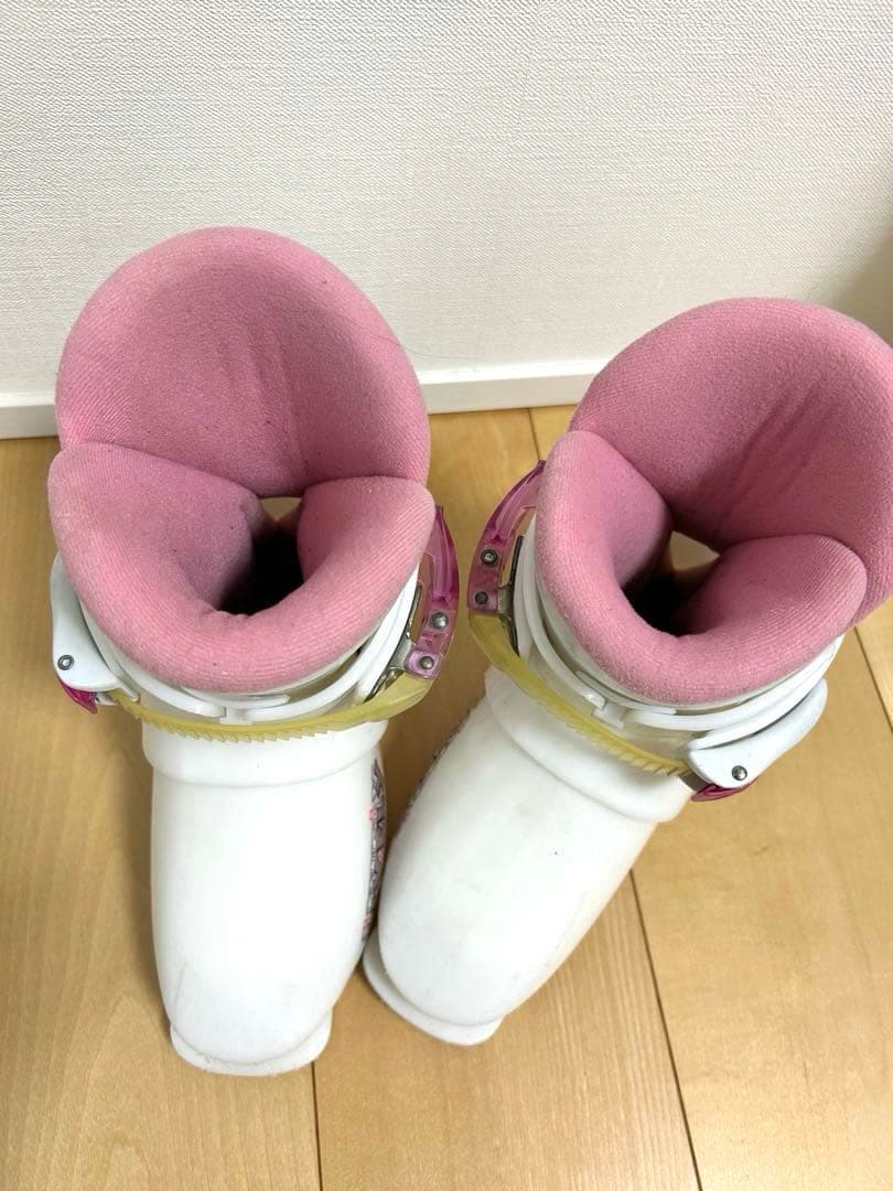 ❁⃘女の子❁⃘スキー板　ブーツ3点セット　100cm SWALLOW Salomon