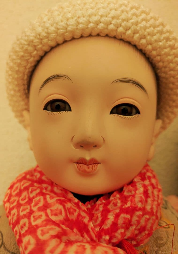 J*！様 昭和初期　12号 市松人形　在銘　ビスクドール　日本玩具人形類統制協会