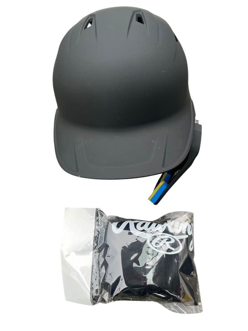 Rawlings ローリングス 両耳 顎ガード付きヘルメット　収納袋付き