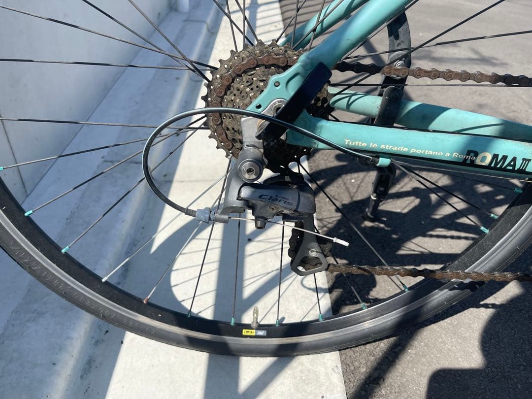Bianchi クロスバイク ローマ3 チェレステ