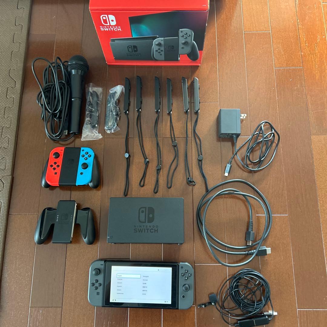 Nintendo Switch 本体 、マイク、コントローラー、単品売り不可