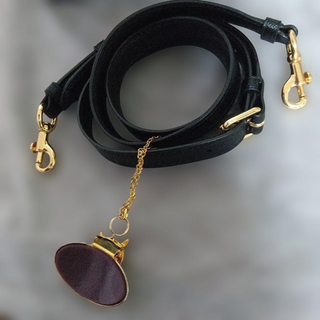 コーチ　２WAYハンドバック（ショルダーバックの紐にふくろうストッパー付き