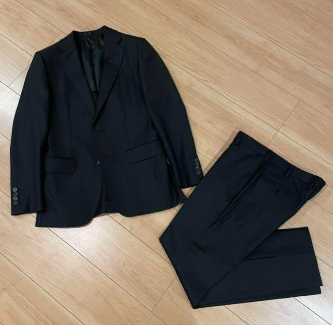 BARNEYS NEWYORK ブラックスーツ　size 44 ほぼ未使用