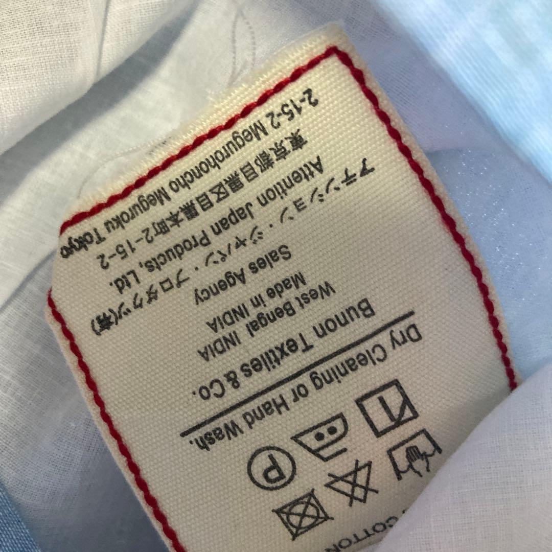 8/1迄◻️BUNON【ブノン】エンブロイダリーオーバーオール　ブルー