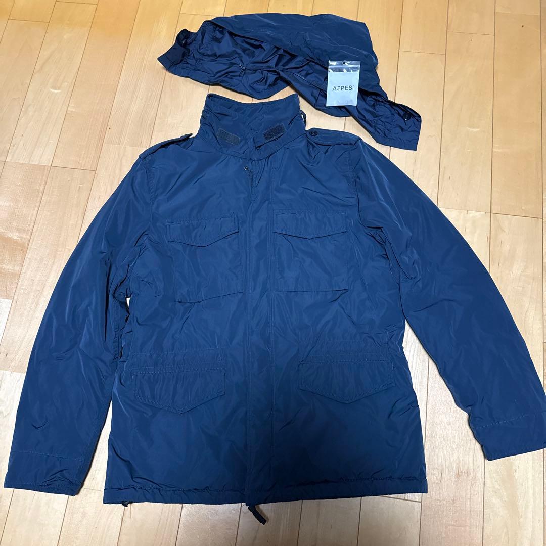 ASPEI アスペジ　M-65 ネイビー ミリタリージャケット