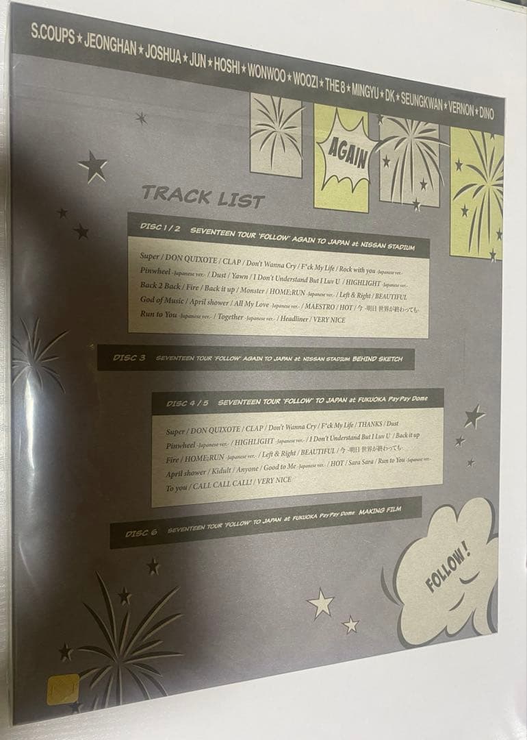 【DVD】 SEVENTEEN FOLLOW AGAIN TO JAPAN
