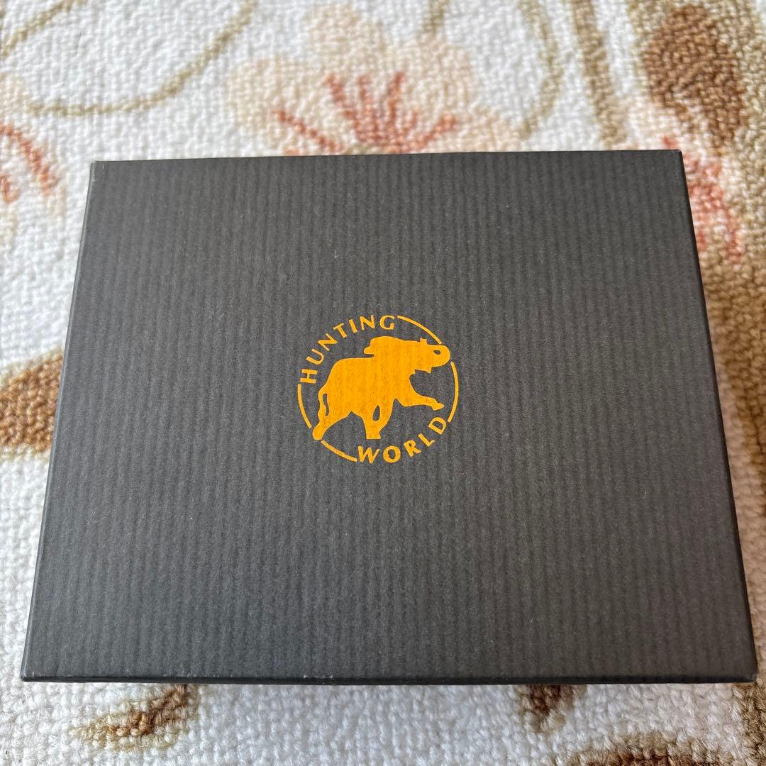 HUNTING WORLD 二つ折り財布 オリーブグリーン