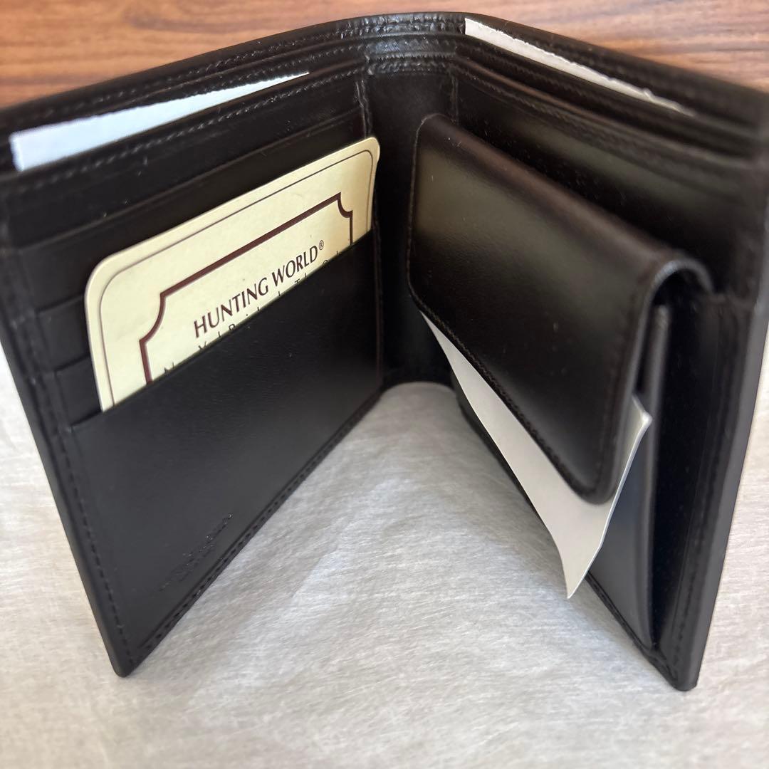 HUNTING WORLD 二つ折り財布 オリーブグリーン