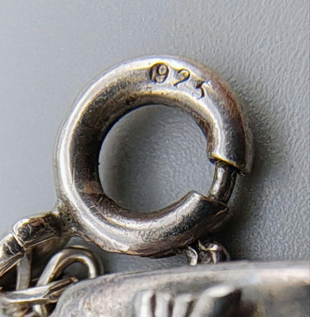 Clio blue 銀製 ブレスレット腕時計 925刻印 不動