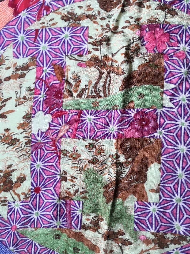 エルメス　HERMES　スカーフ　カレ　ジェアン　キモノエクスリブリス