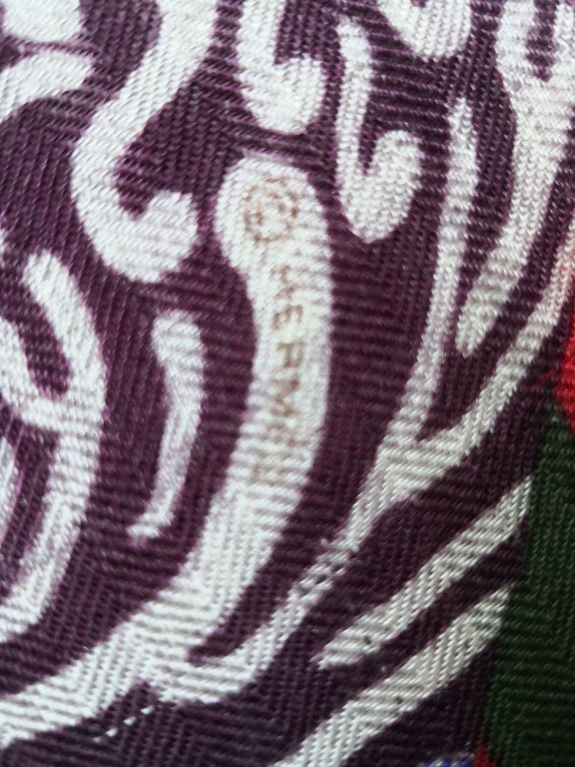 エルメス　HERMES　スカーフ　カレ　ジェアン　キモノエクスリブリス