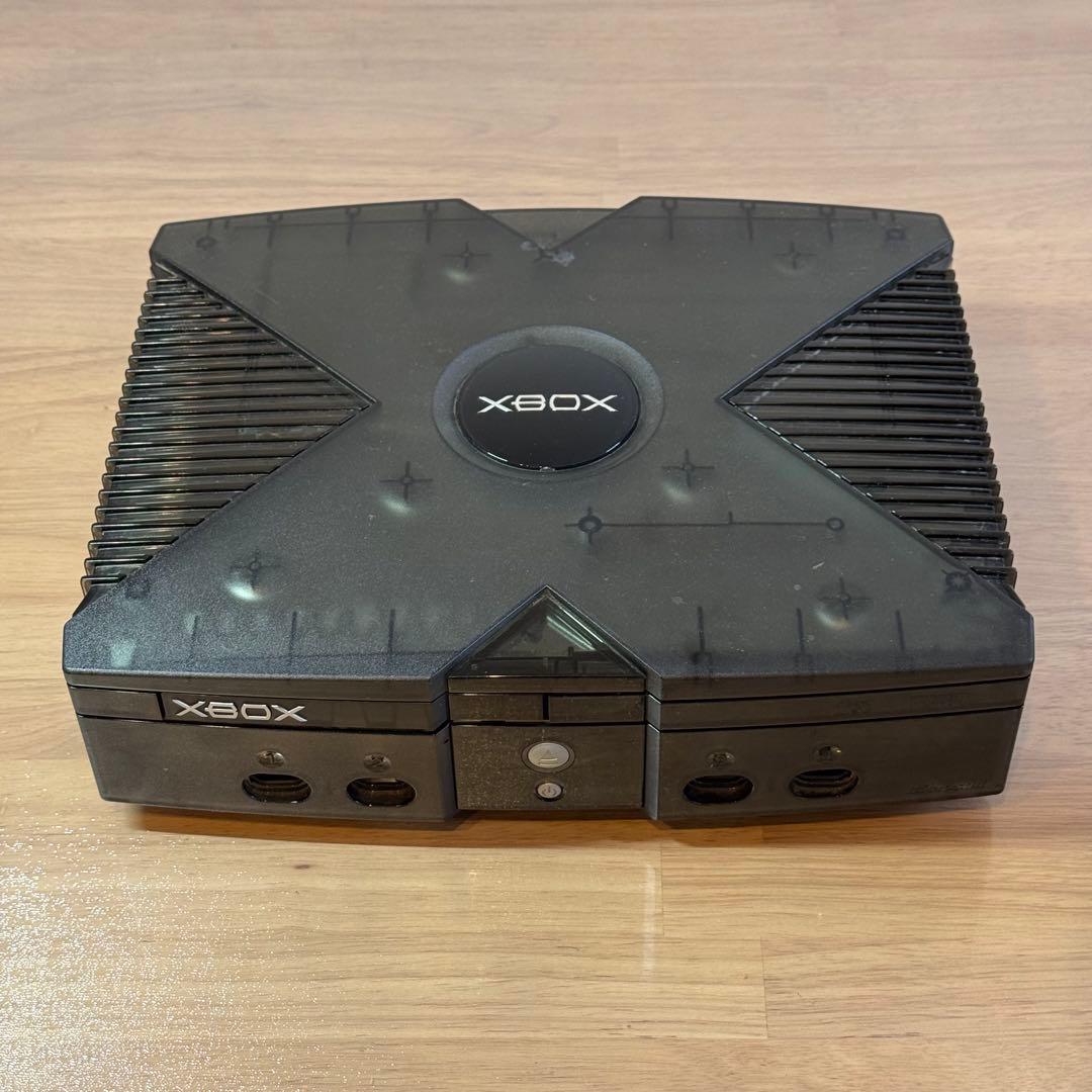 【動作未確認】xbox 本体のみ クリアブラック スケルトン 3-160