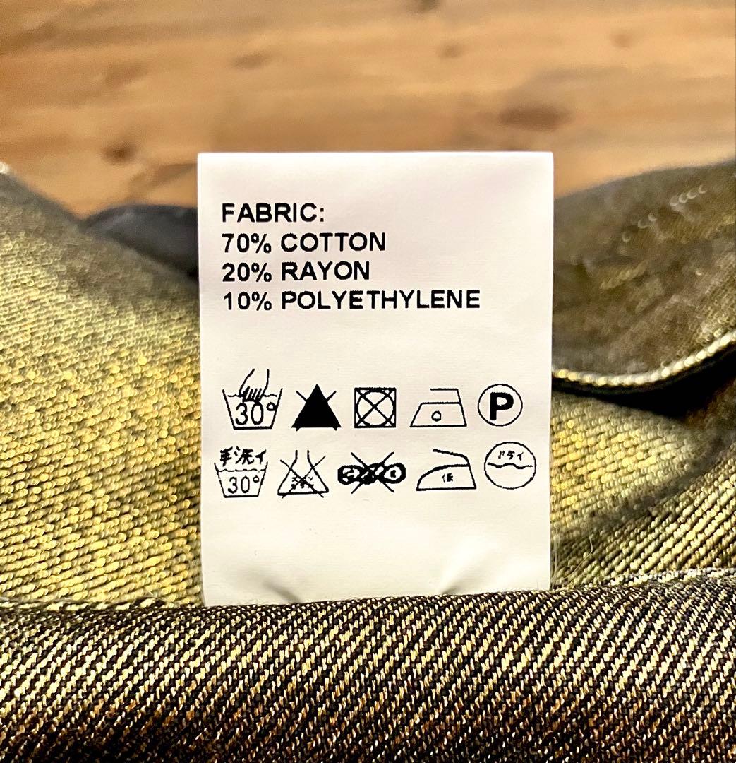 BUSCEMI ブシェミ 高級 金糸使用　デニムジャケット 44　イタリア製